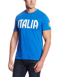 PUMA Men's FIGC Italia Graphic Tee, Team Power Blue, Small