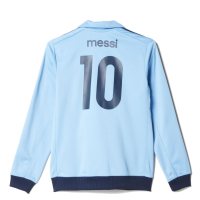 adidas Youth Messi Argentina Track Jacket (Light Blue/Collegiate Navy) (X-Large)