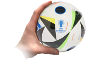 adidas Unisex-Adult EURO24 Mini Soccer Ball, White/Black/Glory Blue, 1