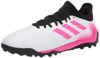 adidas Men's Copa Sense.3 Turf Soccer Shoe, Black/White/Solar Yellow, 7