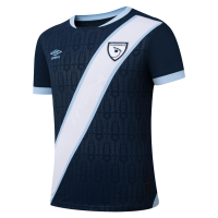 Umbro Men's Soccer Guatemala 25/26 Home and Away Jersey - Represent The Guatemalan Culture! (US, Alpha, Small, Regular, Regular, Navy - Away)