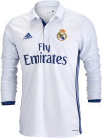 adidas Real Madrid Home Soccer Stadium Jersey 2016-17 (2XL)