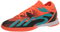 adidas Unisex X SPEEDPORTAL Messi.3 Indoor Soccer Shoe, Team Solar Orange/Mint Rush/Black, 7 US Men
