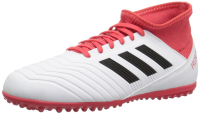 adidas Turf Predator Tango 18.3 (unisex-adult) white/core black/real coral 13 M US Big Kid