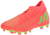 adidas Unisex Edge.4 Predator Flexible Ground Soccer Shoe, Solar Red/Solar Green/Black (Sock), 9 US Men