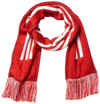 adidas Unisex-Adult FCB Scarf, Fcb True Red/Craft Red/White, OSFM