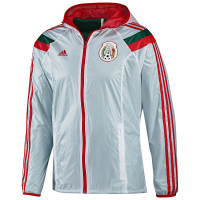 adidas Mexico National Team Woven Windbreaker Jacket- (White/Red)