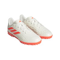 adidas Copa Pure.4 Youth Turf (Off White/Solar Orange) (Off White/Solar Orange, US Footwear Size System, Big Kid, Numeric, Medium, 11)