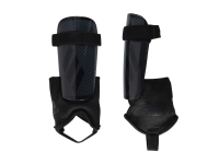 X CLUB Soccer Shin Guards, XS, Black/Grey/Black