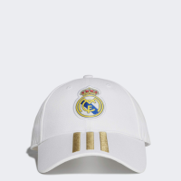 adidas Real 3s Cap Home/away/3rd Baseball Caps, White/Dark Football Gold, One Size
