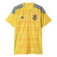 adidas Ukraine Home Replica Jersey - Yellow (X-Large)