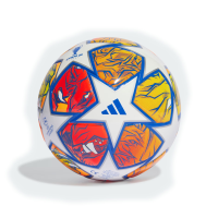 adidas Unisex-Adult UCL Mini Soccer Ball, White/Glory Blue/Flash Orange, 1