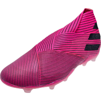 ADIDAS Nemeziz 19+ FG J Youth Soccer Cleats (3) Pink