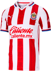 PUMA 2020-21 Chivas Home Jersey - Red-White M