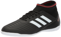 adidas PREDATOR TANGO 18.3 IN Soccer Shoe (unisex-adult) core black/white/solar red 12.5 M US Big Kid