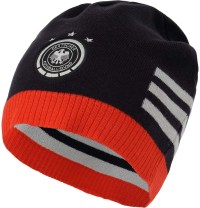 adidas Germany Deutschland World Cup Soccer Knit Beanie (ONE Size) Black