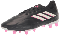 adidas Unisex Copa Pure.2 Firm Ground Soccer Shoe, Black/Zero Metallic/Team Shock Pink, 10 US Men