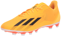 adidas Unisex X SPEEDPORTAL.4 Flexible Ground Soccer Shoe, Solar Gold/Black/Team Solar Orange, 12 US Men