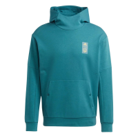 adidas LA Galaxy Travel Hoodie 23/24 (US, Alpha, X-Large, Regular, Regular, Cotton)