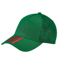 World Cup Soccer Mexico Country Fashion Cap, One Size, Green/Scarlet