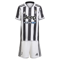 adidas Soccer Juventus 21/22 Toddler Home Kit (XX-Small) White/Black