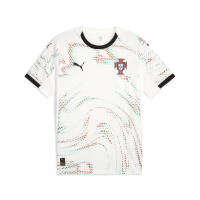 PUMA Men's Soccer 2025 Portugal Home & Away Jersey - RE:Fibre Technology, Comfortable Fit, Official Badge (US, Alpha, X-Large, Regular, Regular, Away - White)