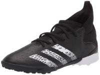 adidas Turf Predator Freak .3 Soccer Shoe (boys) Black/White/Black 5 Big Kid