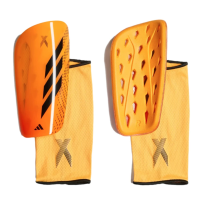 adidas Unisex-Adult X League Shin Guards, Solar Gold/Black/Solar Orange, Medium