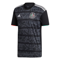adidas Men's FMF Mexico Home Soccer Jersey (Large) Black