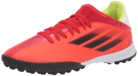 adidas X Speedflow.3 Turf Soccer Shoe, Red/Black/Solar Red, 11 US Unisex Little Kid