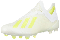 adidas Men's X 18.1 FG (8.5, White/Solar Yellow)