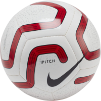 Nike Premier League Pitch Soccer Ball- (White/Red) (5)