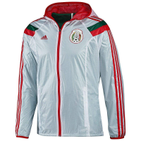 Mexico National Team Woven Windbreaker Jacket- (White/Red) (XL)