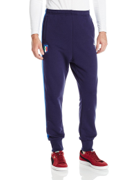 PUMA Mens Italy Fan Sweatpants Medium, Peacoat/Team Power Blue