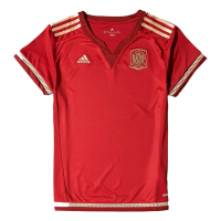 Adidas Women's 2015 Spain Home Red Jersey-S