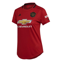 adidas Women's Manchester United Home Jersey 2019-20 (Small) Real Red