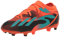 adidas X SPEEDPORTAL Messi.3 Firm Ground Soccer Shoe, Team Solar Orange/Mint Rush/Black, 5 US Unisex Big Kid