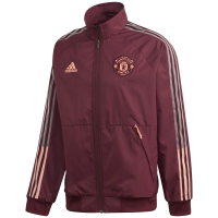 adidas Men's 2020-21 Manchester United FC Anthem Jacket (Small) Maroon