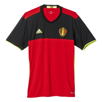 adidas Men's Belgium Home Replica Soccer Jersey 2016 (X-Large)