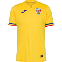 Romania Men's Home Football Shirt Soccer Jersey 2023-2024 (as1, Alpha, x_l, Regular, Regular) Yellow