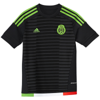 adidas Boys Soccer Mexico Home Jersey (Large)