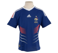 adidas France Home Youth Soccer Jersey- 2010 World Cup (YS) Blue