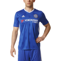 International Soccer Chelsea Men's Jersey, Large, Blue/White