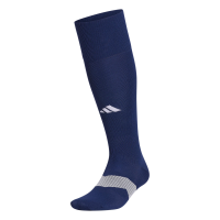 adidas Metro Soccer (1 Pair) Long Over The Calf Team Sports Socks, Navy Blue/Clear Grey/White/6, Medium