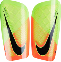 Nike Mercurial Lite Shin Guard (Electric Green/Hyper Orange) (S)
