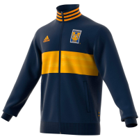 adidas 2019-2020 Tigres UANL 3 Stripes Track Jacket (Night Indigo/Collegiate Gold) (S)