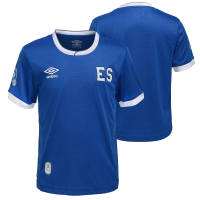 Umbro Men's El Salvador Short Sleeve Replica Jersey, Blue XL