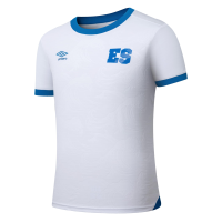 Umbro Men's Soccer El Salvador 2025 Home & Away Jersey - Celebrating Cultural Tradition with Innovative Designs (US, Alpha, X-Large, Regular, Regular, Away - White)