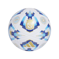 adidas Unisex-Adult Argentina League Ball, White/Pantone/Lucid Blue/Gold Metallic, 4