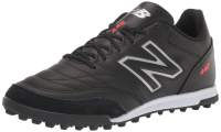 New Balance mens 442 V2 Team Tf Soccer Shoe, Black/White, 6.5 Wide US